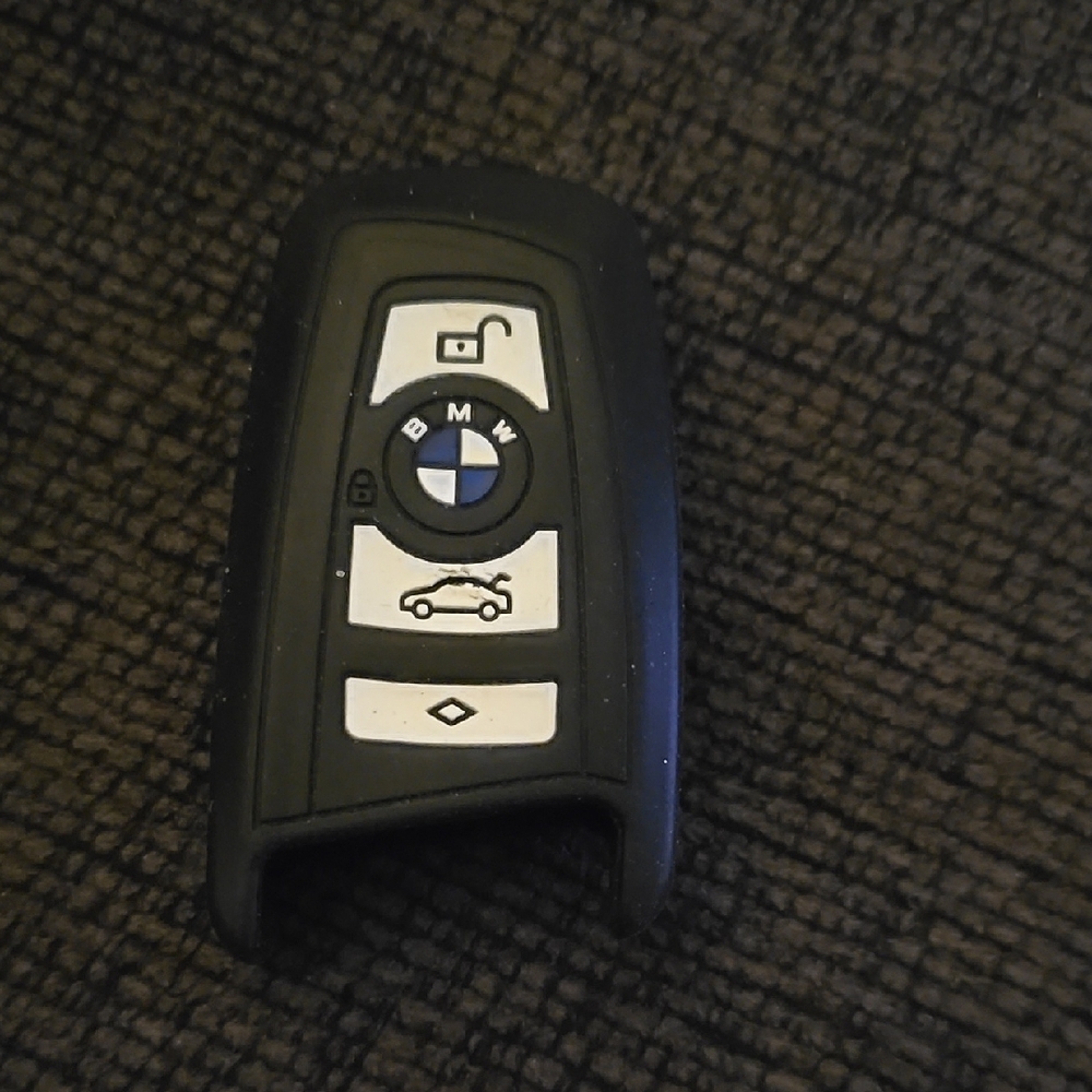 BMW Key Fob in Black and White